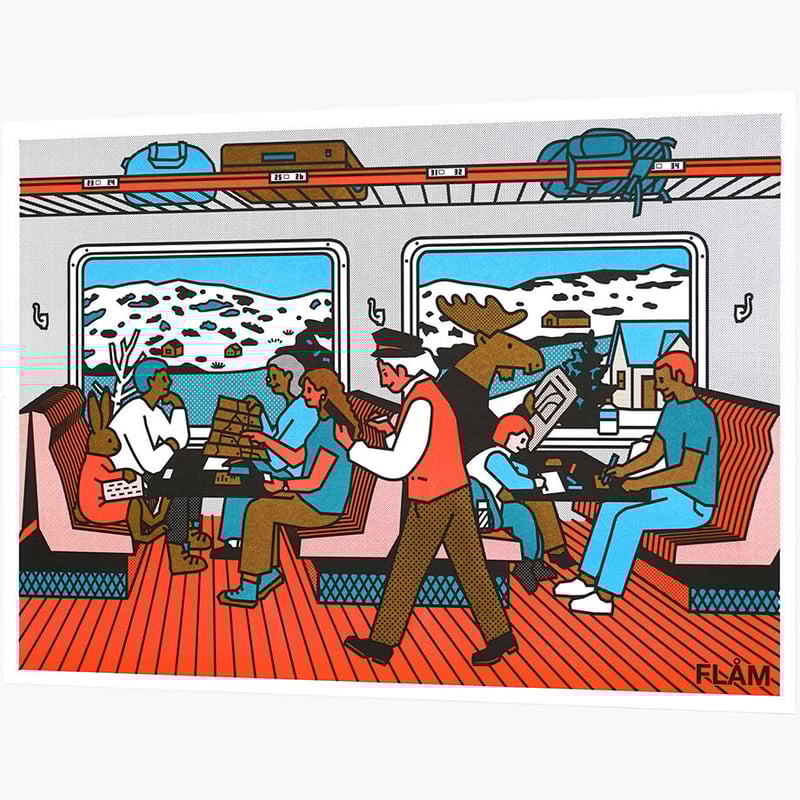 FLAM 3 | A3 RISO poster | ZERO PER ZERO_JP