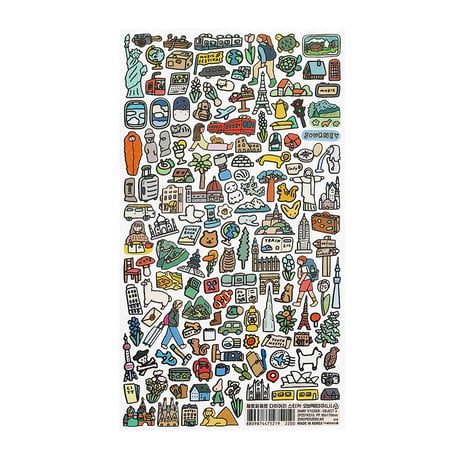 DIARY STICKER-OBJECT 3（JOURNEY） | Sticker