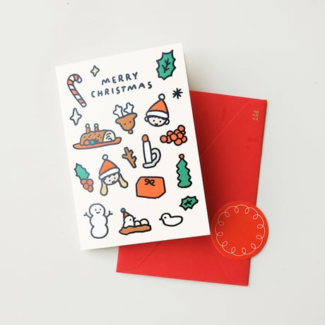 PATTERN | Christmas pressed card