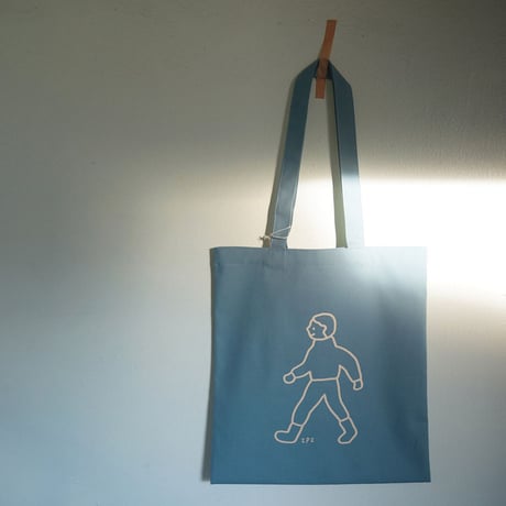 WALK WALK boy grayblue | Eco bag