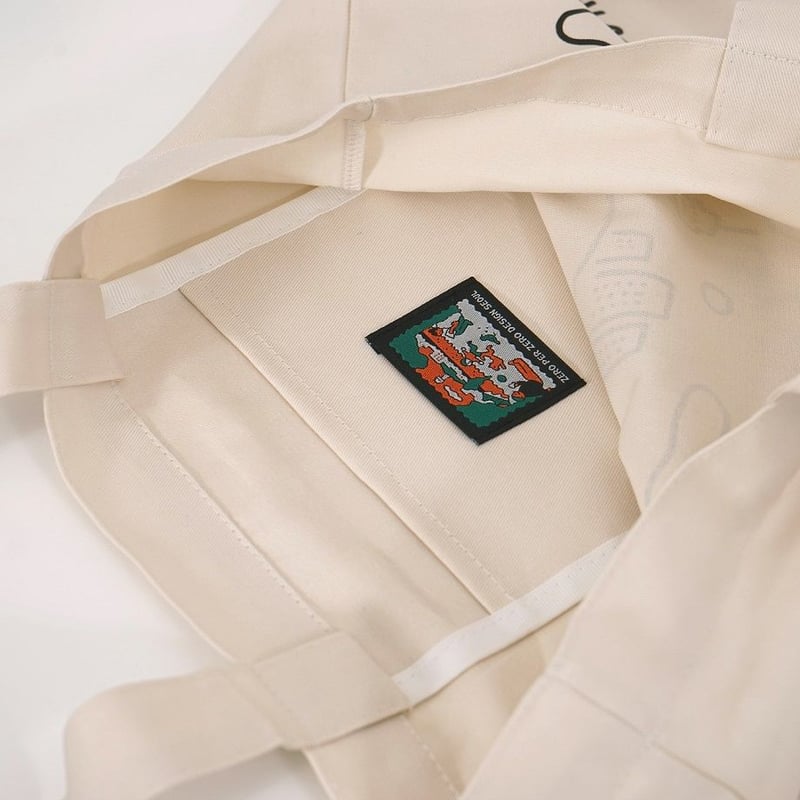 DOG gray | Eco bag | ZERO PER ZERO_JP