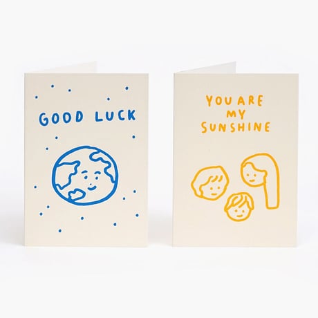 GOOD LUCK | Pressed card