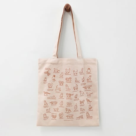 CAT DICTIONARY 3 beige | Eco bag