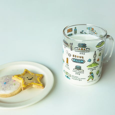 SEOUL DICTIONARY L | Glass cup