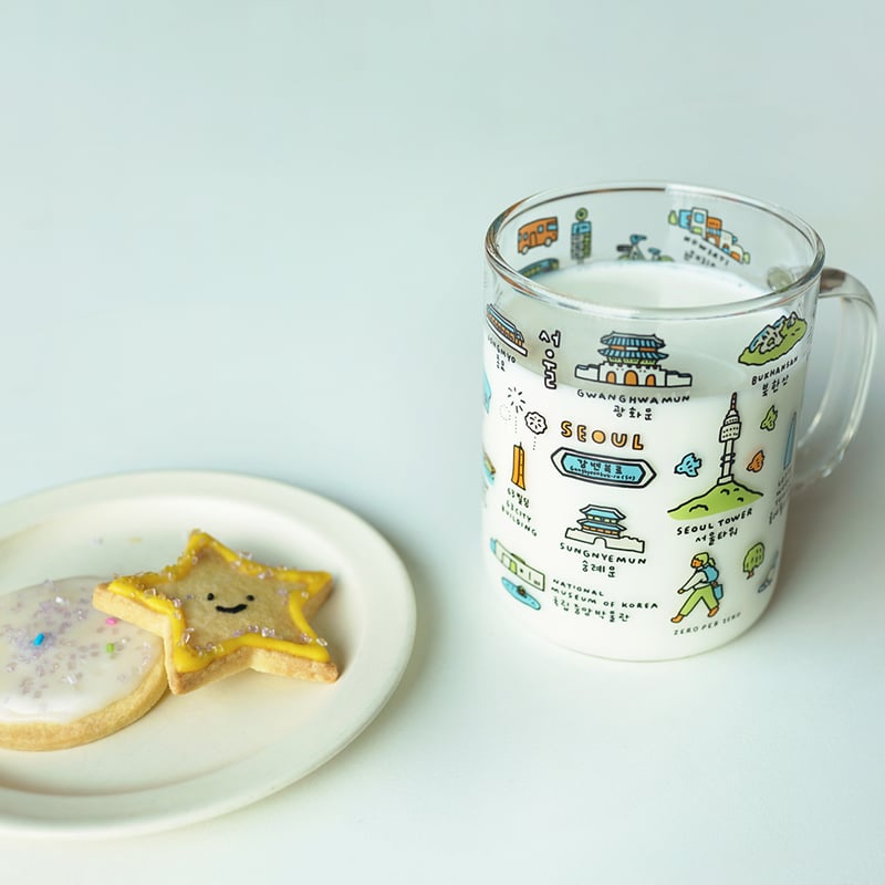 SEOUL DICTIONARY L | Glass Cup | ZERO PER ZERO_JP