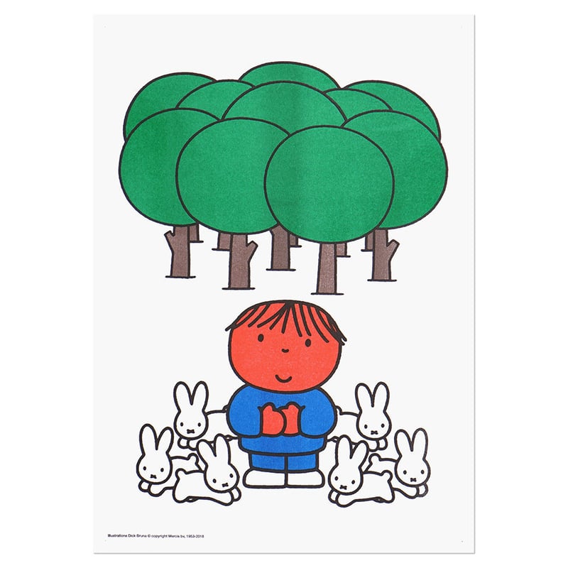 FOREST | Miffy A3 RISO poster | ZERO PER ZERO_JP