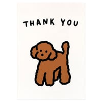 DOG 4 (THANK YOU) | Pressed card