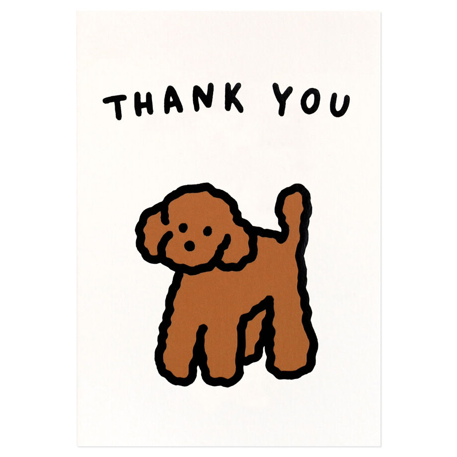 DOG 4 (THANK YOU) | Pressed card | ZERO PER ZER