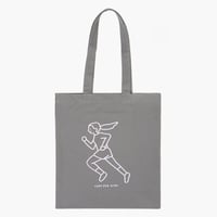 RUNNING GIRL gray | Eco bag
