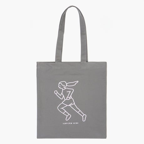 RUNNING GIRL gray | Eco bag