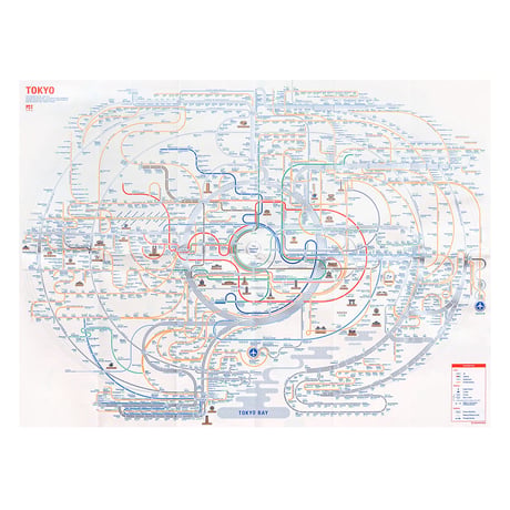 TOKYO (white) | City map