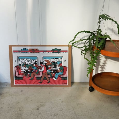 FLÅM 3 | Silkscreen poster（受注生産商品）