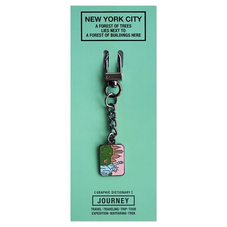 NYC | Metal Keyring