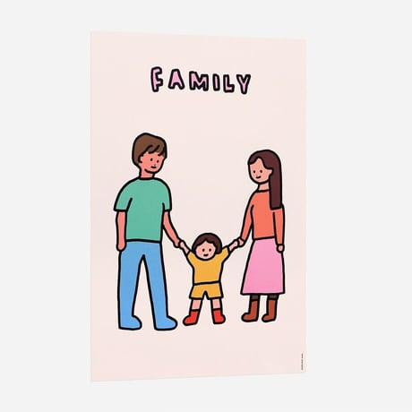 FAMILY 4 | A3 poster（受注生産商品）