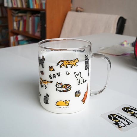 CAT DICTIONARY L | Glass cup