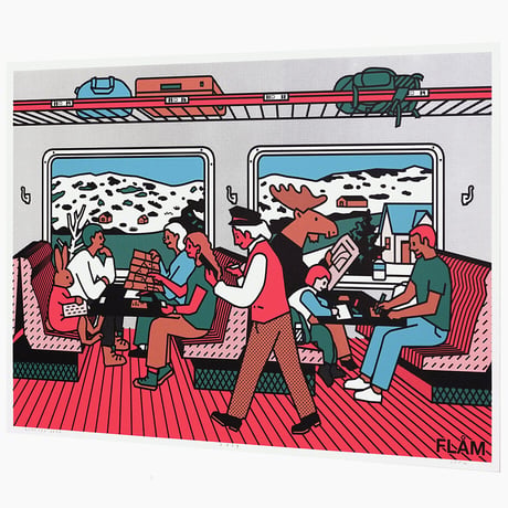 FLÅM 3 | Silkscreen poster（受注生産商品）