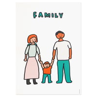 FAMILY2 (OFFSET) | A3 poster（受注生産商品）