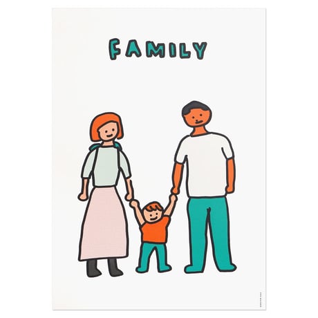 FAMILY2 (OFFSET) | A3 poster（受注生産商品）