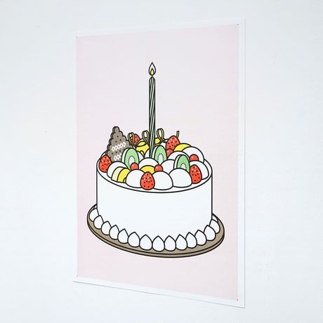 CREAM CAKE2 | A3 RISO poster