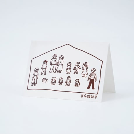 BIG FAMILY | Pressed card
