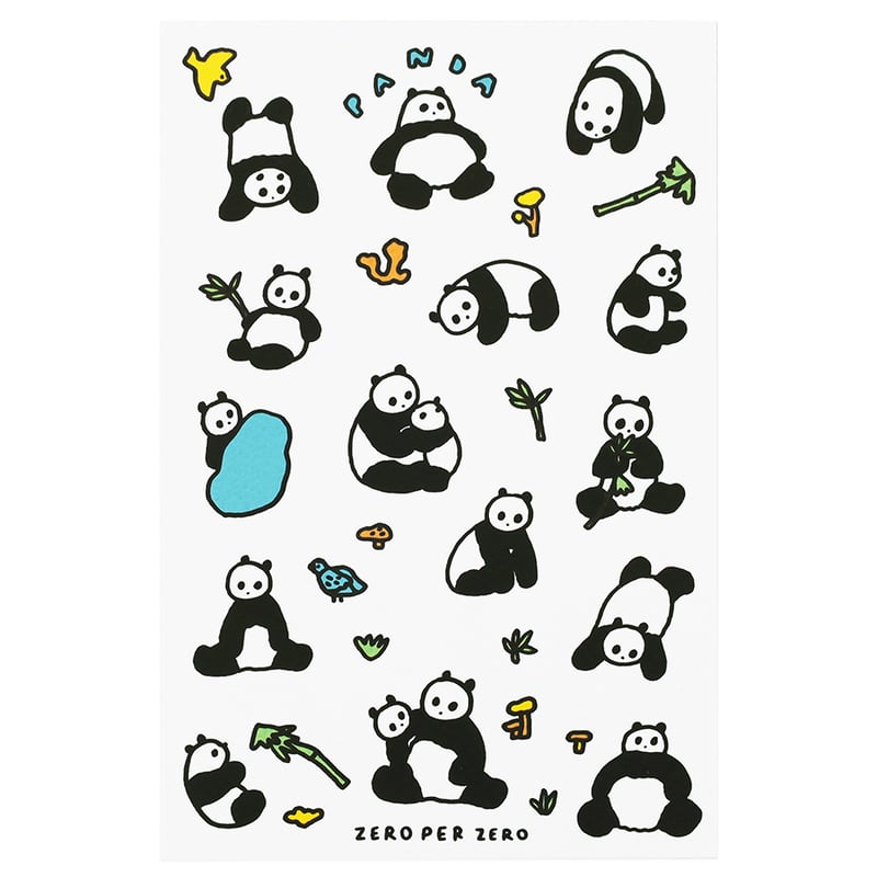PANDA | Postcard | ZERO PER ZERO_JP