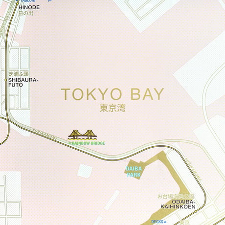 TOKYO brown | Railway poster