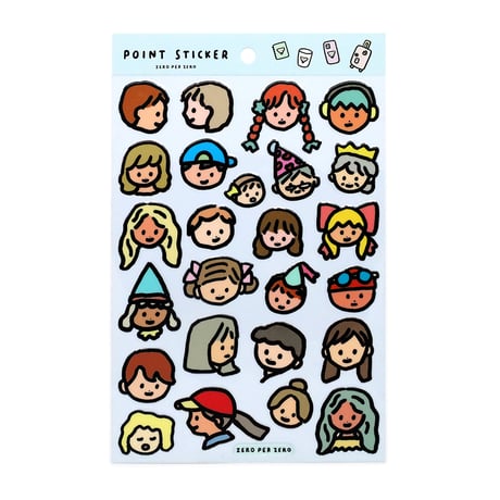 POINT STICKER-FACE | Sticker