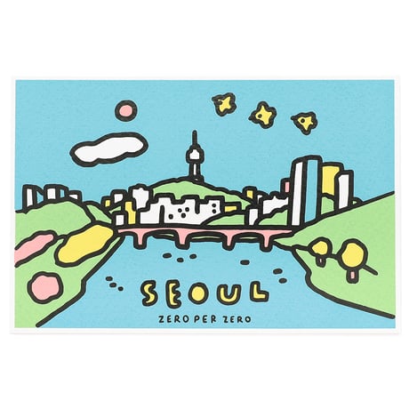 CATEGORY SILKSCREEN POSTCARD | ZERO PER ZERO_JP
