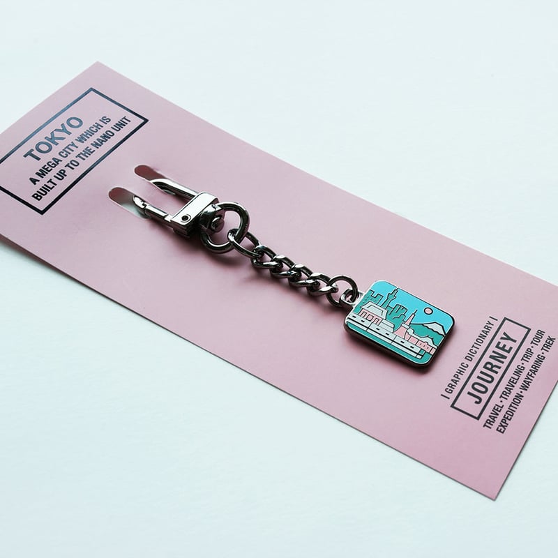 TOKYO | Metal Keyring | ZERO PER ZERO_JP
