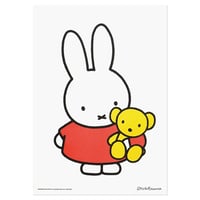 MIFFY & TEDDY BEAR | Miffy A3 RISO poster