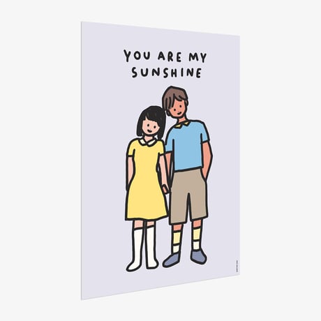 COUPLE (SUNSHINE) | A3 poster