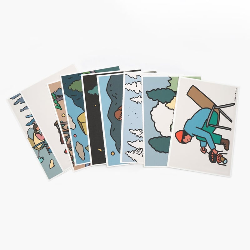CAMPING | Postcard set | ZERO PER ZERO_JP