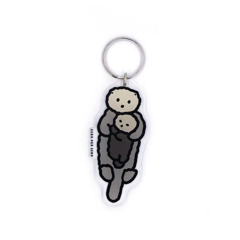 SEA OTTER [M] | Stand Up Keyring | ZERO PER ZER