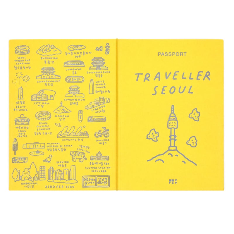 SEOUL yellow | Passport cover 2 | ZERO PER ZERO_JP