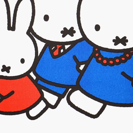 FAMILY WALKING | Miffy A3 RISO poster