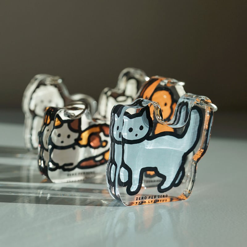 CAT 4 (TUXEDO) | Objet Keyring | ZERO PER ZERO_JP