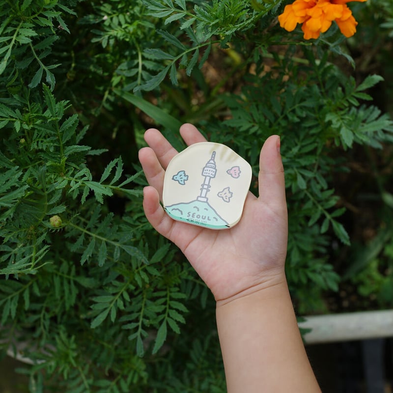 SEOUL TOWER yellow | Magnet | ZERO PER ZERO_JP