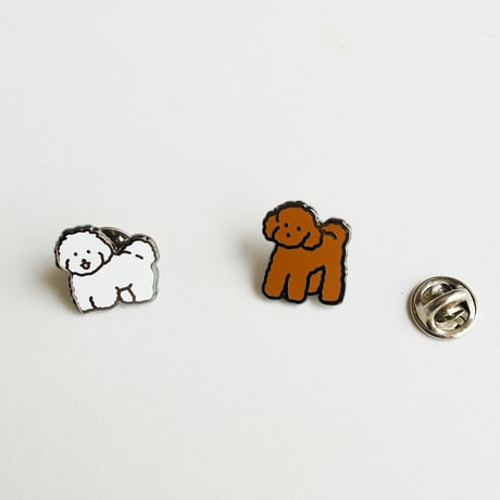WHITE PUPPY 2 | Animal Pin