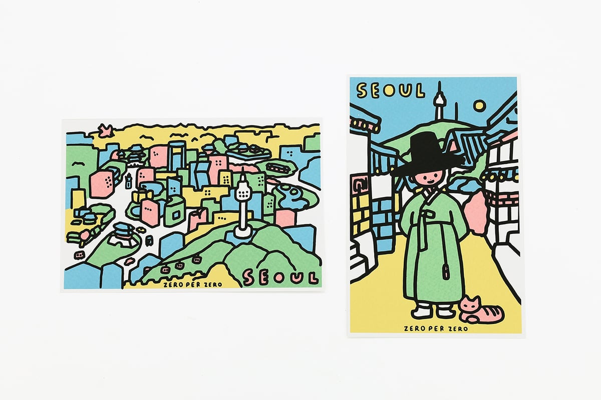 SEOUL hand 14 (CITY VIEW 3) | Postcard | ZERO P