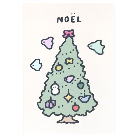 TREE | Christmas pressed card