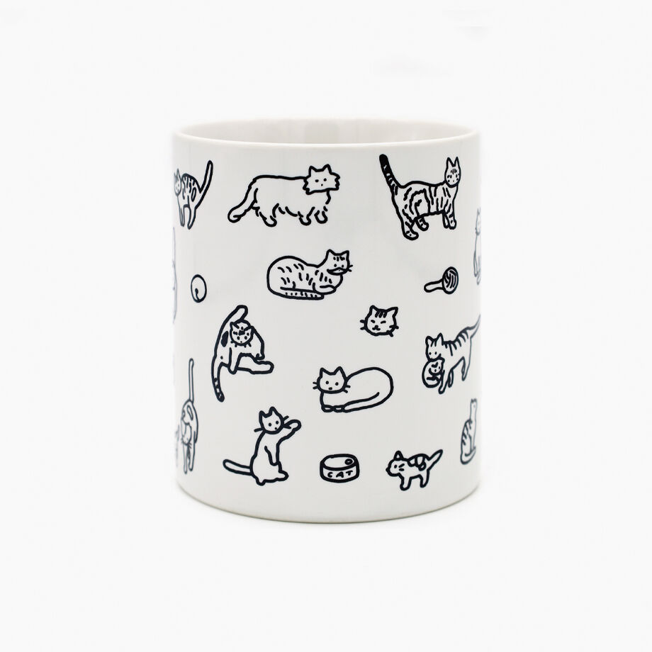 ケーキ様✨お取置中　コップ袋／森の中のネコ1 CAT | Mug | ZERO PER ZERO_JP