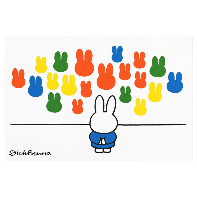 MIFFY MUSEUM | Miffy Silkscreen postcard | ZERO