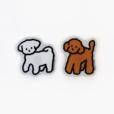 BROWN POODLE | Magnet