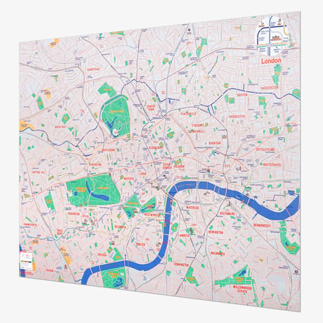 LONDON (navy) | City map