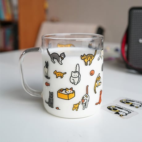 CAT DICTIONARY L | Glass cup