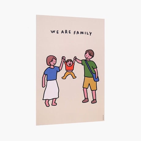 FAMILY JUMP | A3 poster（受注生産商品）