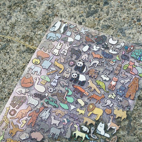 DIARY STICKER-ANIMAL | Sticker