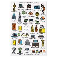 NATIONAL TREASURES OF KOREA hand | Postcard