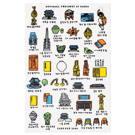 CATEGORY SILKSCREEN POSTCARD | ZERO PER ZERO_JP