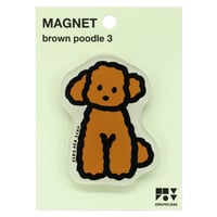 BROWN POODLE 3 | Magnet